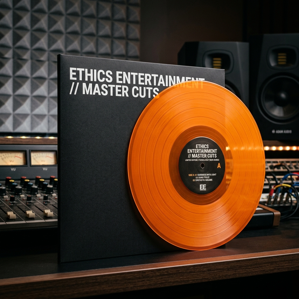 ETHICS "MASTER CUTS" Neon Orange Marbled Vinyl LP